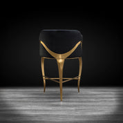 Caprice Brtg Counter Black Luxury Bar Stool