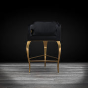 Caprice Brtg Counter Black Modern Bar Stool
