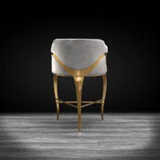 Caprice Brtg Counter Gray Luxury Bar Stool