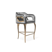 Caprice Brtg Counter Gray Stylish Bar Stool