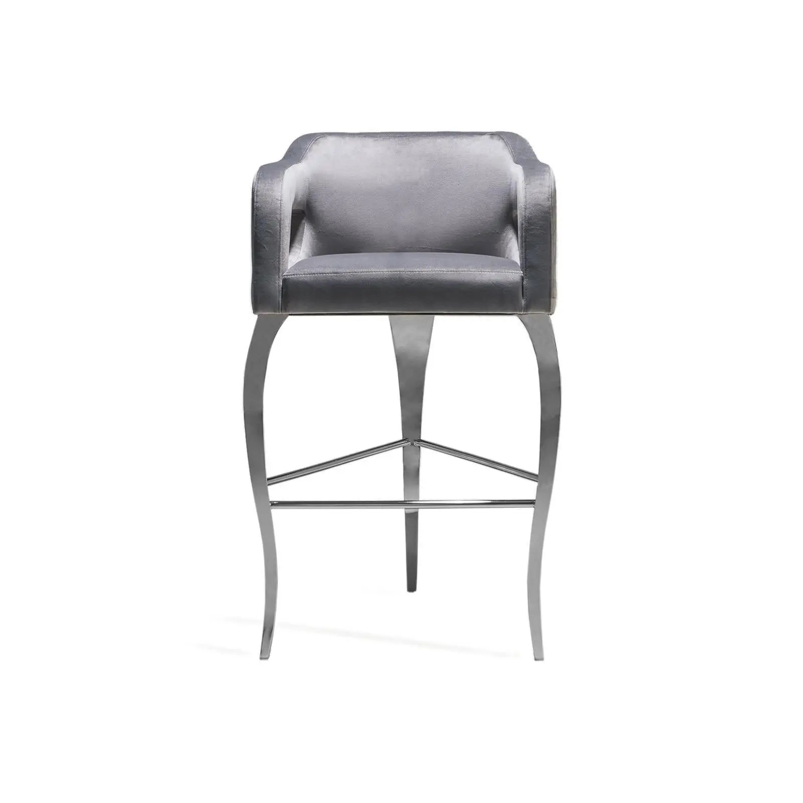 Caprice Silver Gray Bar Stool