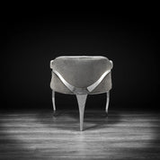 Caprice Silver Gray Modern Dining Chair