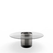 Cerchio Polished Stainless Steel Base Large Coffee Table RG