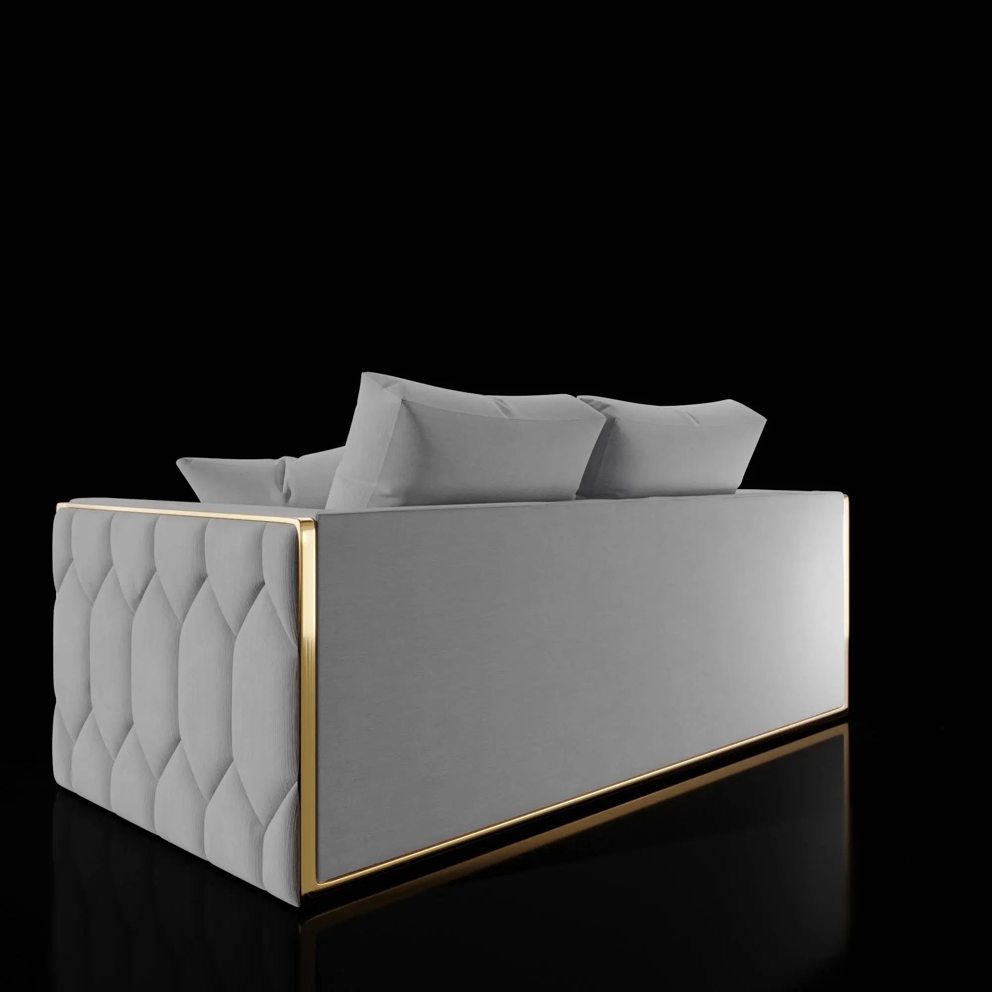 Dino Loveseat Ivory Roberto Grassie Furniture Modern RG