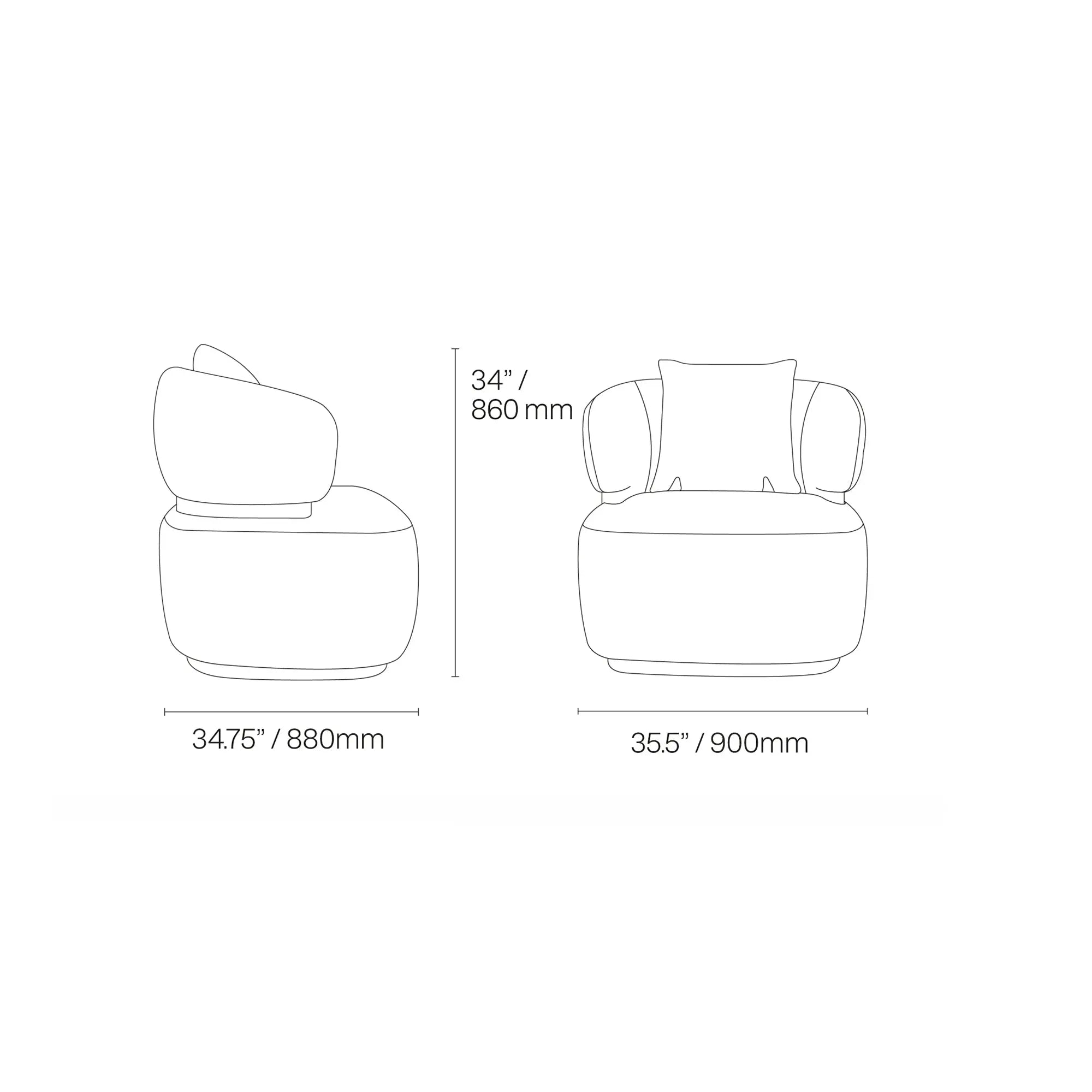 Emma Titanium Gold Polished Stainless Steel Base Beige Chair Dims