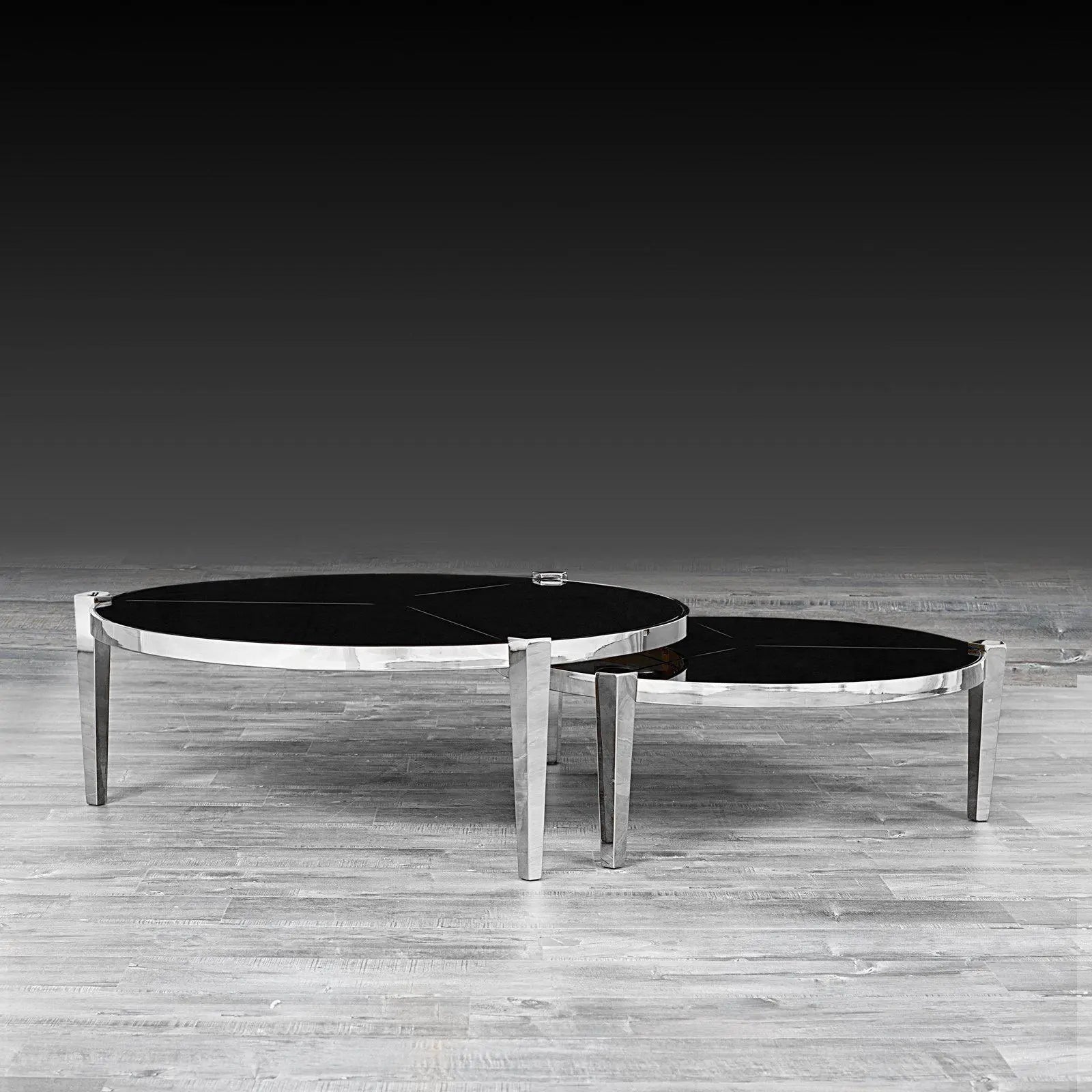 Enzo Silver Modern Coffee Table