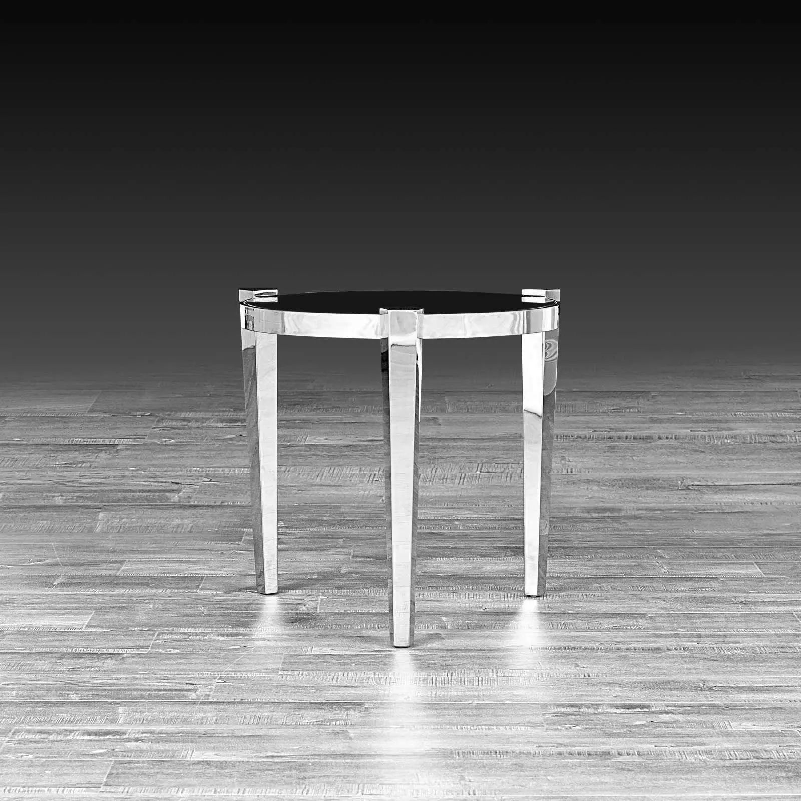 Enzo Silver Modern End Table RG