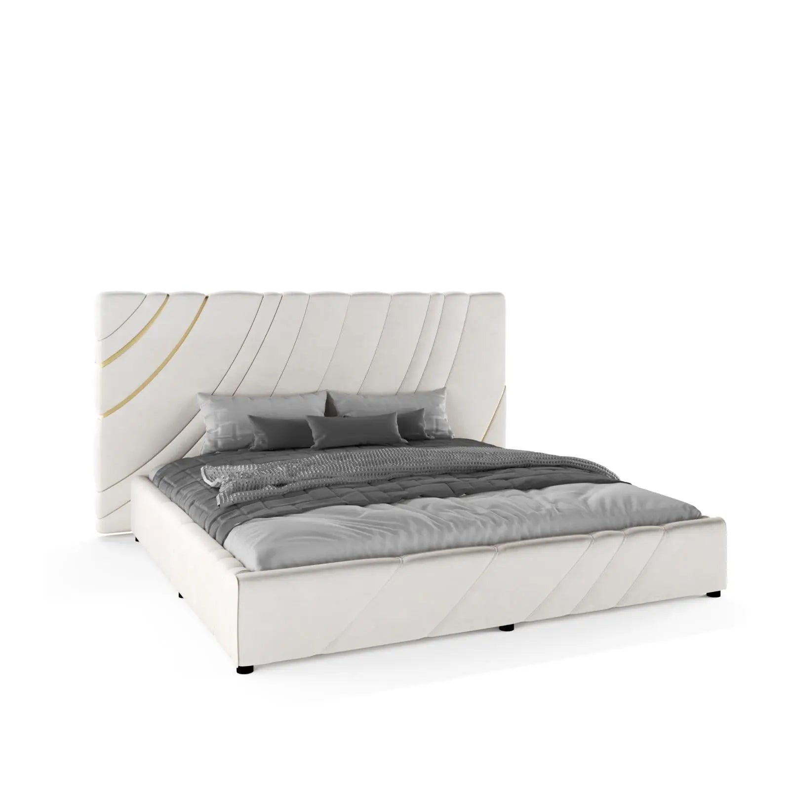 Etienne Beige Brtg Queen Bed