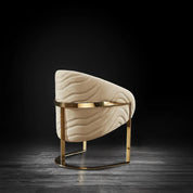 Florence Chg Beige Luxury Dining Chair