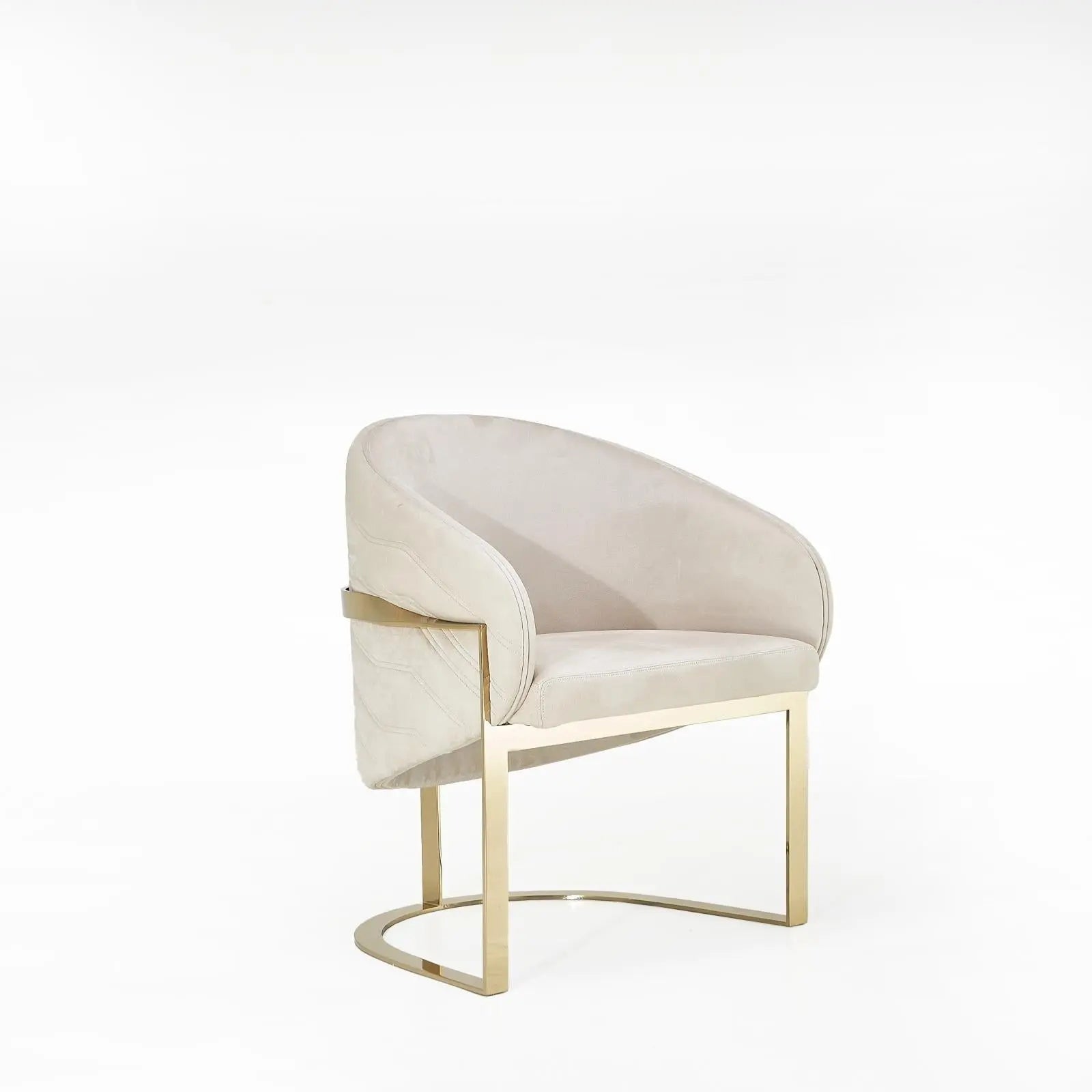 Florence Chg Beige Stylish Dining Chair