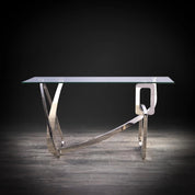 Flow Silver Modern Console Table