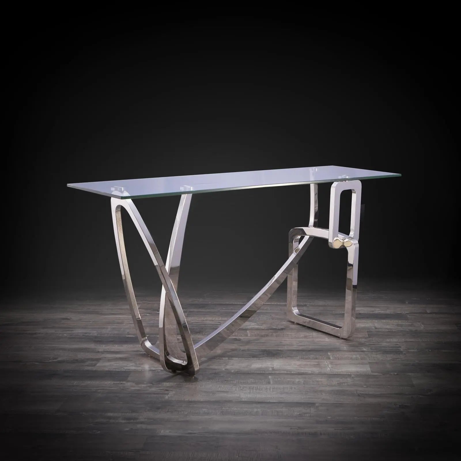 Flow Silver Stylish Console Table