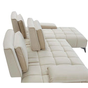 Francesco Bl Left Sofa Chaise Beige Luxury Sectional