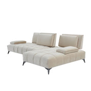 Francesco Bl Left Sofa Chaise Beige Roberto Grassie Sectional