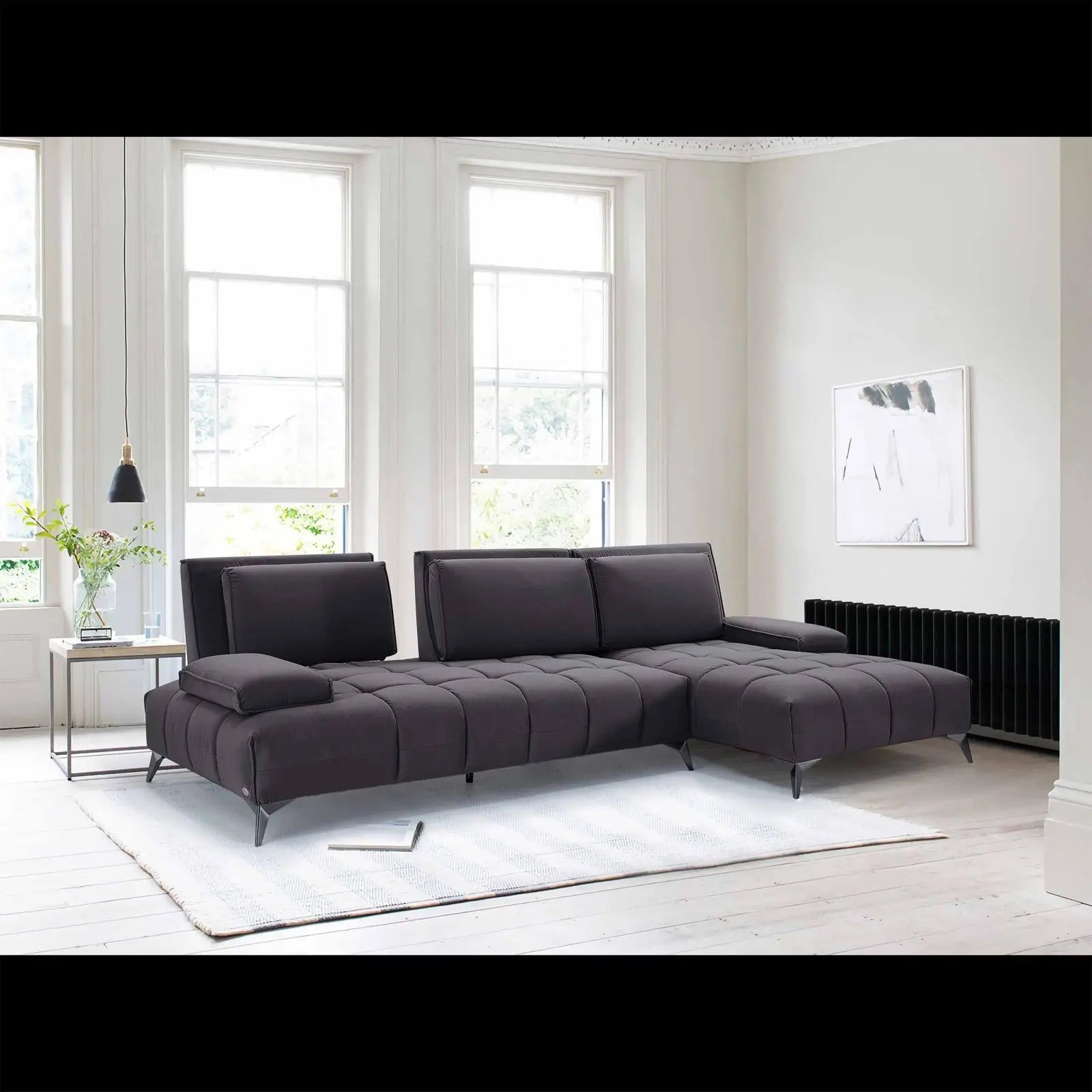 Francesco Bl Left Sofa Chaise Dgr Luxury Sectional