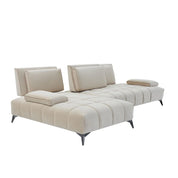 Francesco Bl Right Sofa Chaise Beige Roberto Grassie Sectional