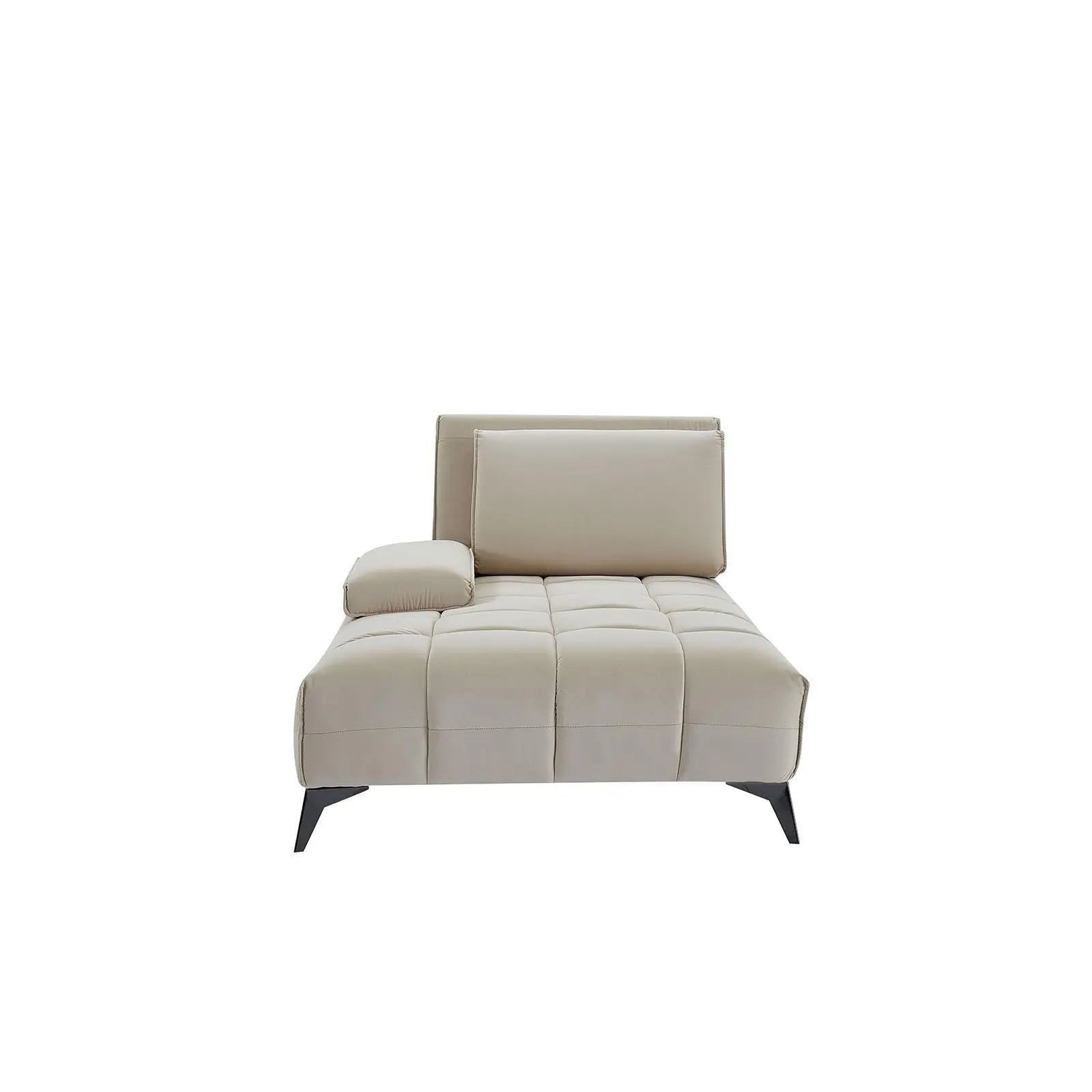 Francesco Bl Right Sofa Chaise Beige Roberto Grassie Sectional