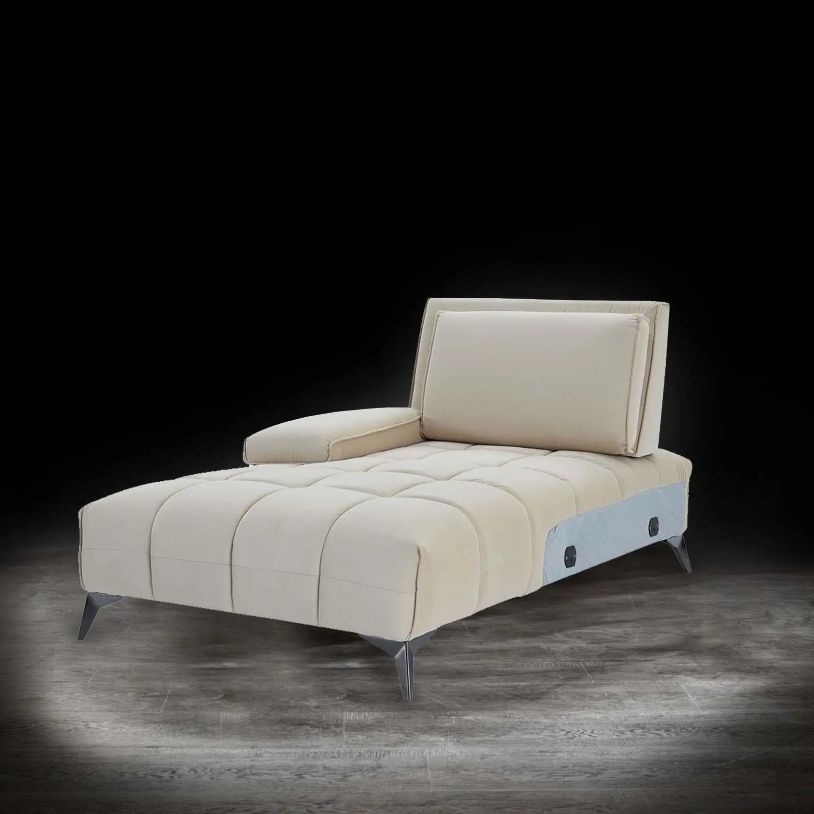 Francesco Bl Right Sofa Chaise Beige Roberto Grassie Sectional