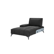 Francesco Bl Right Sofa Chaise Black Ax Sectional