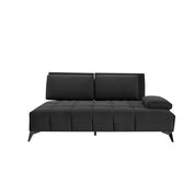 Francesco Bl Right Sofa Chaise Black Modern Sectional