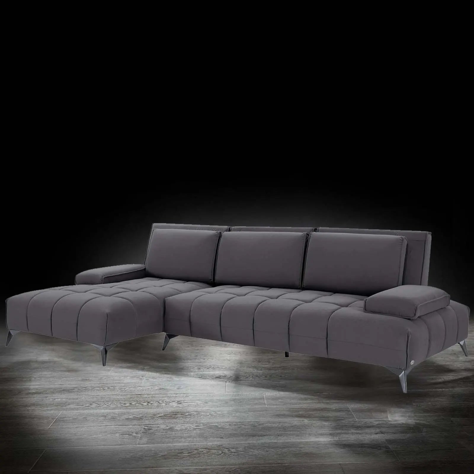 Francesco Bl Right Sofa Chaise Dgr Stylish Sectional