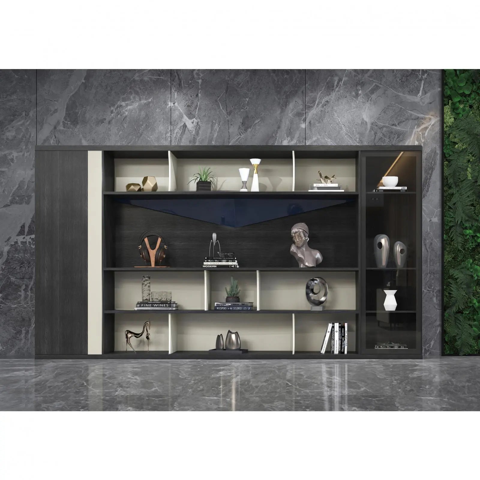 Franco Gray Cabinet Storage