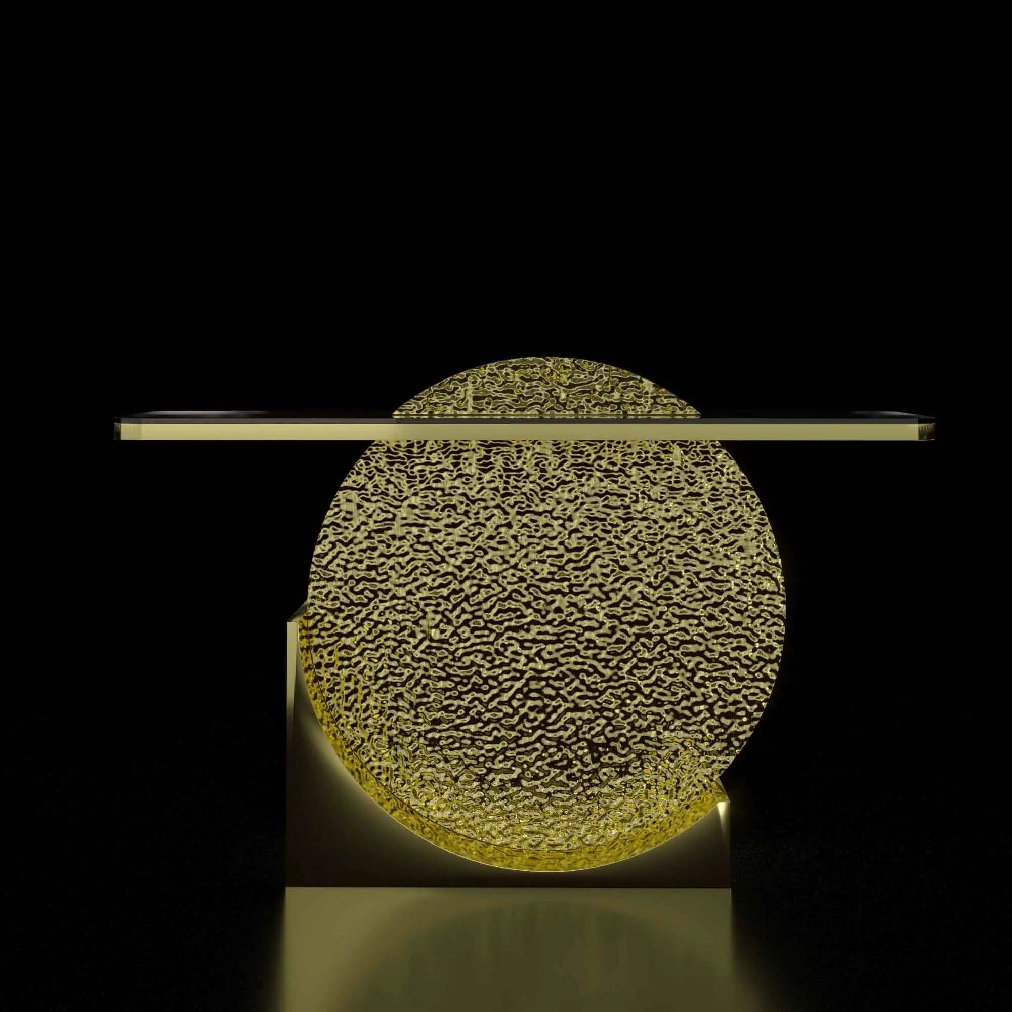 Genoa Gold Console Table