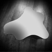 Glacier Polished Stainless Steel Base Flat Roberto Grassie End Table