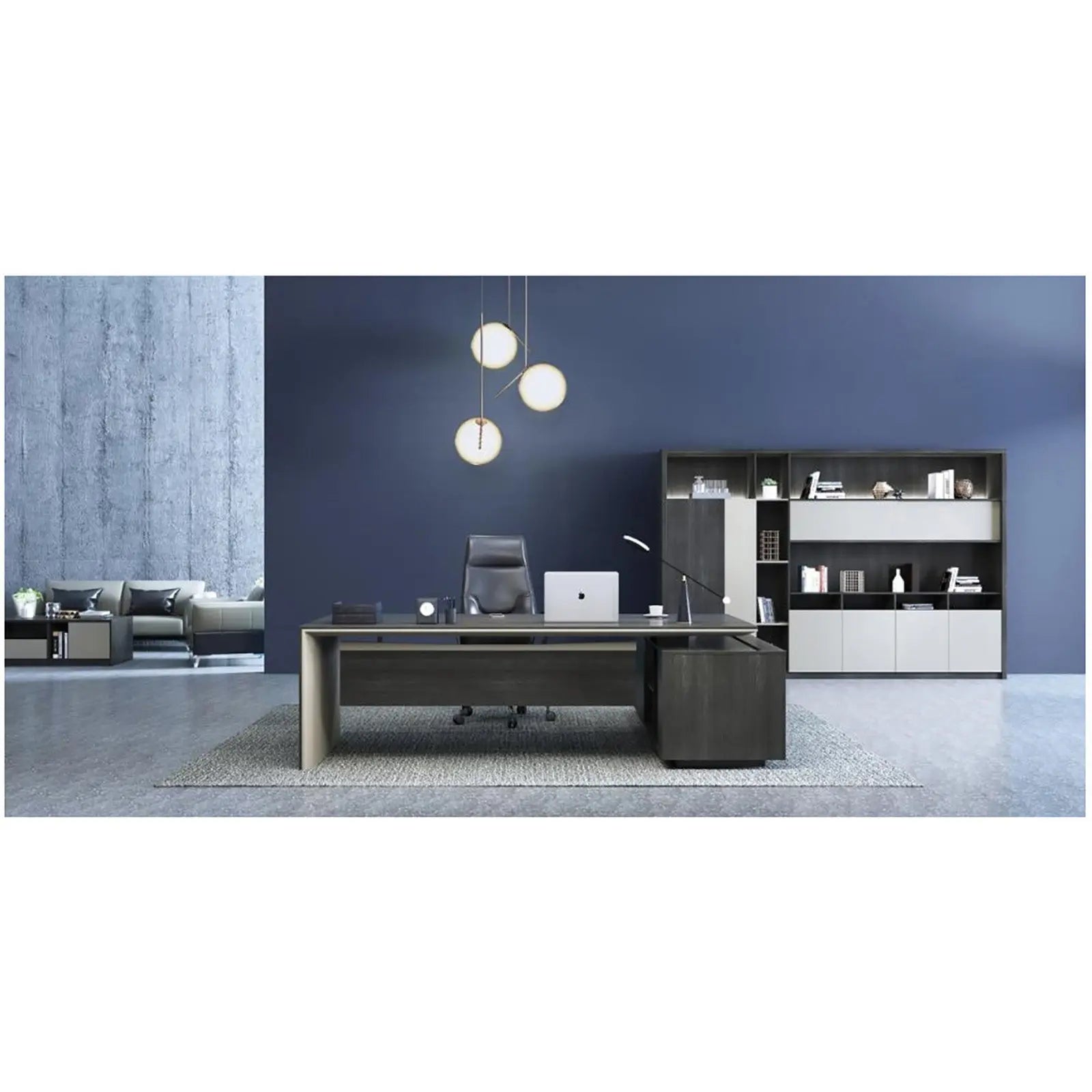 Grigio Executive Right Office Desk RG