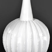 Harvest Large White Modern Vase