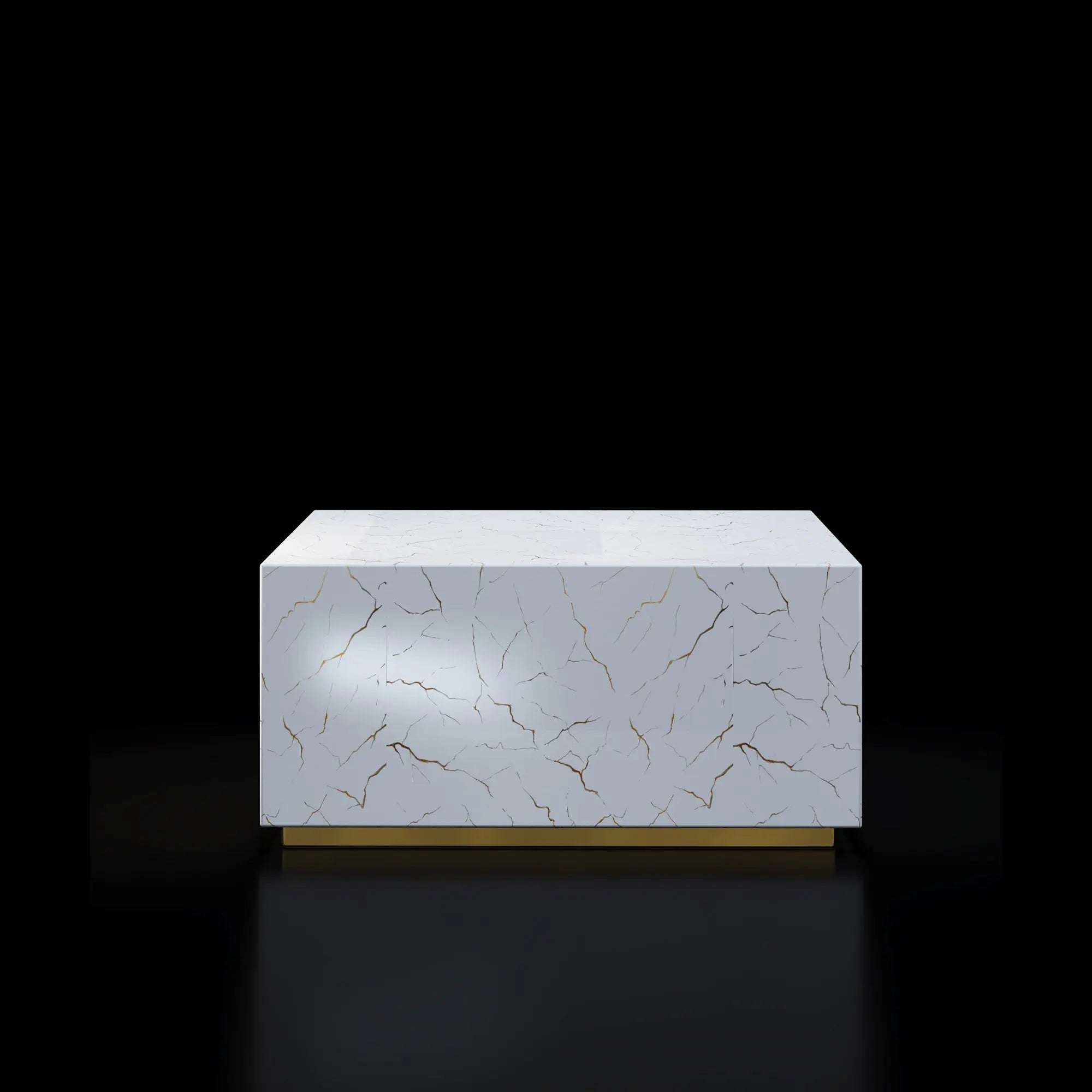 Haze Coffee Table White Square