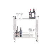 Iceland Silver Bar Cart