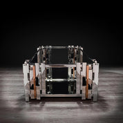 Illusion Rectangular Silver Luxury Coffee Table