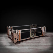 Illusion Rectangular Silver Stylish Coffee Table