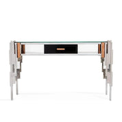 Illusion Silver Console Table