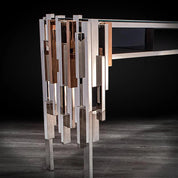 Illusion Silver Luxury Console Table