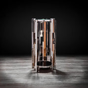 Illusion Silver Modern Flower Stand