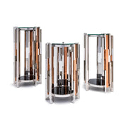 Illusion Silver Modern Flower Stand