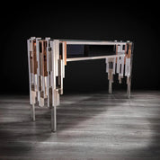Illusion Silver Roberto Grassie Console Table