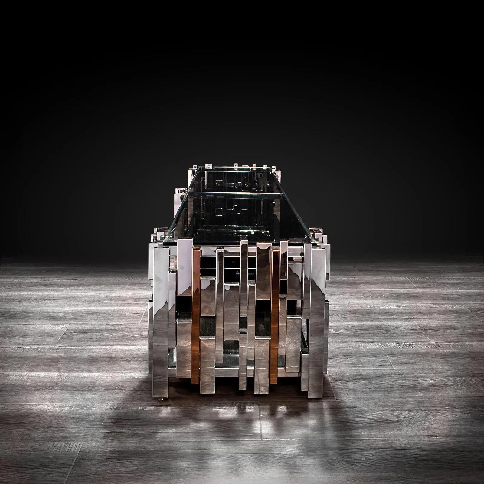 Illusion Silver Roberto Grassie Tv Stand