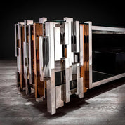 Illusion Silver Stylish Tv Stand