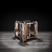 Illusion Square Silver Stylish End Table