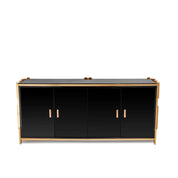 Illusion Titanium Gold Polished Stainless Steel Base Buffet