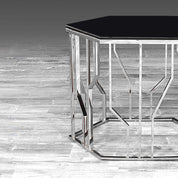 Lorensia Large Silver La End Table RG
