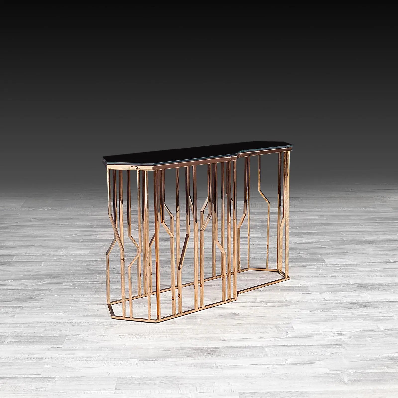 Lorensia RG Glass Stylish Console Table RG