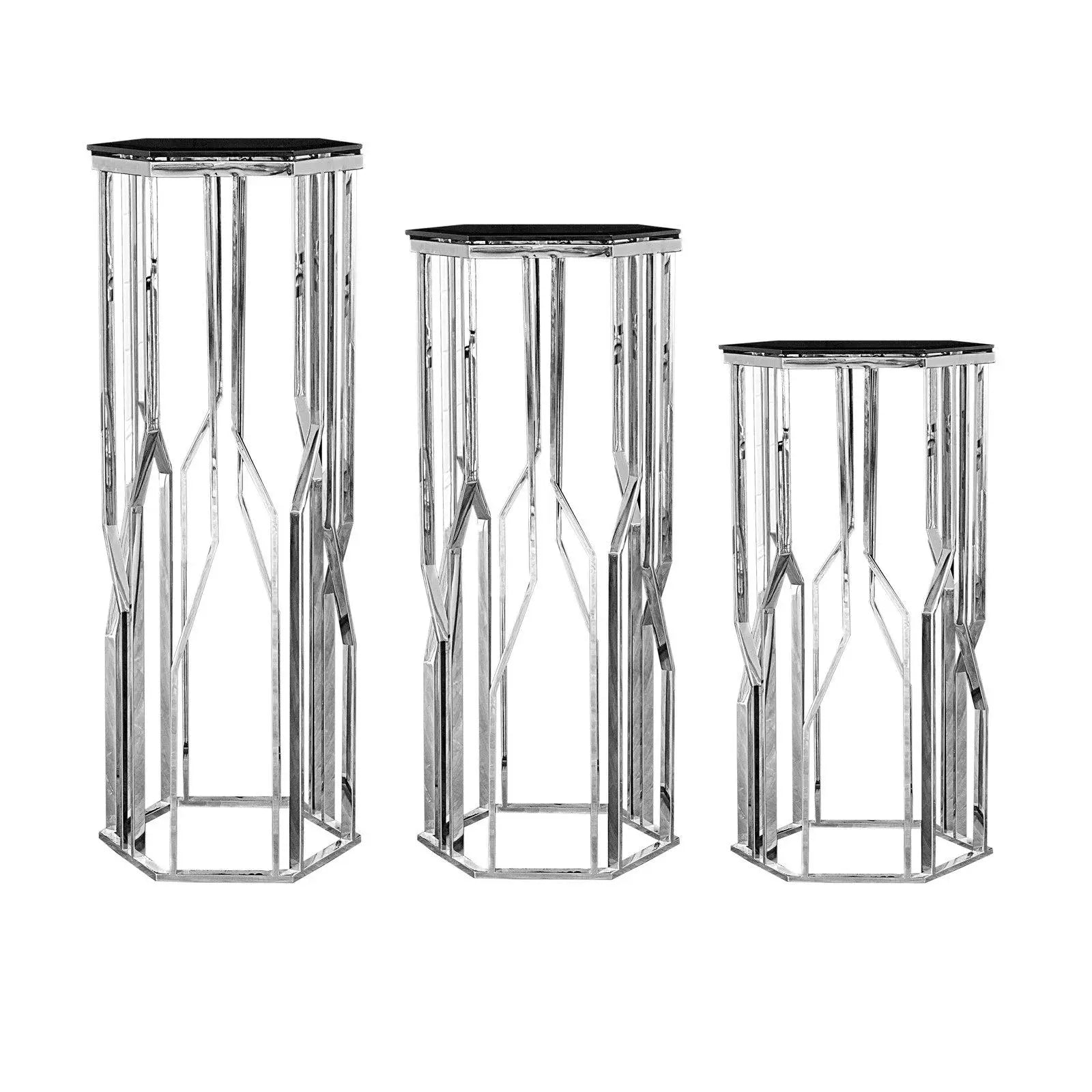 Lorensia Silver Flower Stand