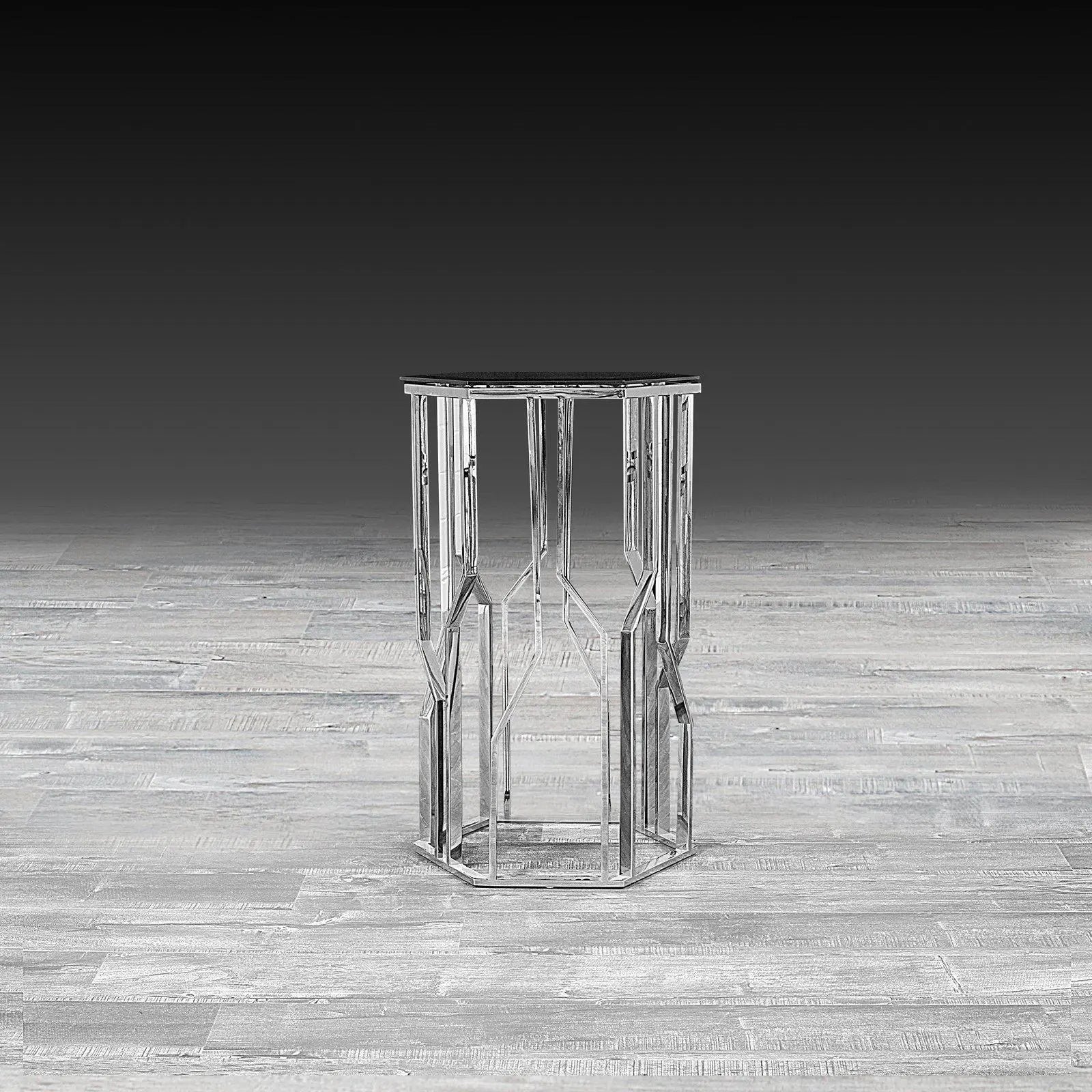 Lorensia Silver Luxury Flower Stand