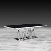 Lorensia Silver Stylish Dining Table