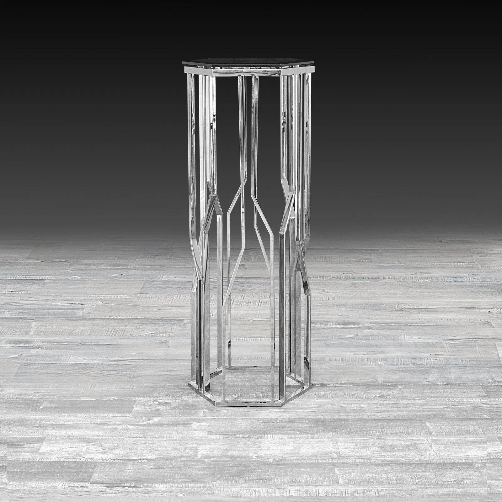 Lorensia Silver Stylish Flower Stand
