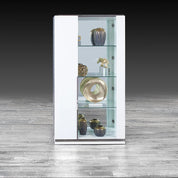 Lozano White Modern Curio